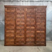 Antique Drop-Front Filing Cabinet | Oak Clerk’s Cabinet | Historic Storage
