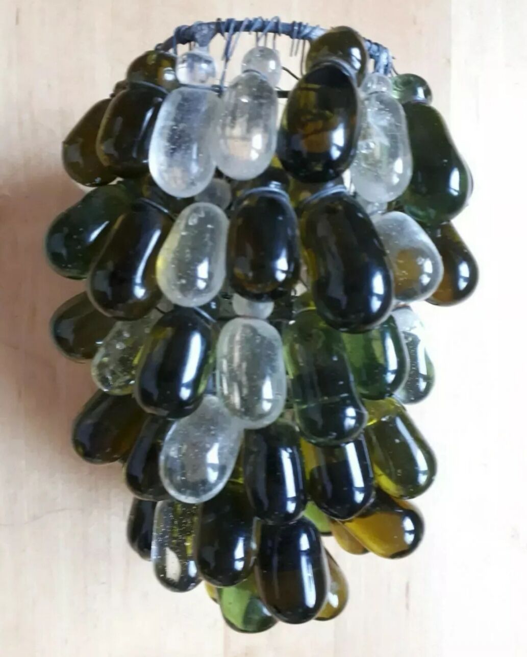 Murano glass grape lamp