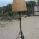 1950s wrought iron lamppost