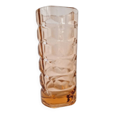Art Deco style 'Rosaline' glass vase '60s - Luminarc Vintage