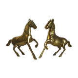 Brass horses
