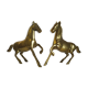 Brass horses