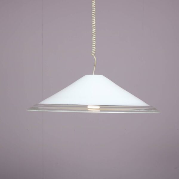 Lampe suspendue des années 1970 par Leucos, Italie