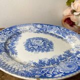 Ancien plat en faïence Sarreguemines