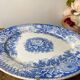 Old Sarreguemines earthenware dish