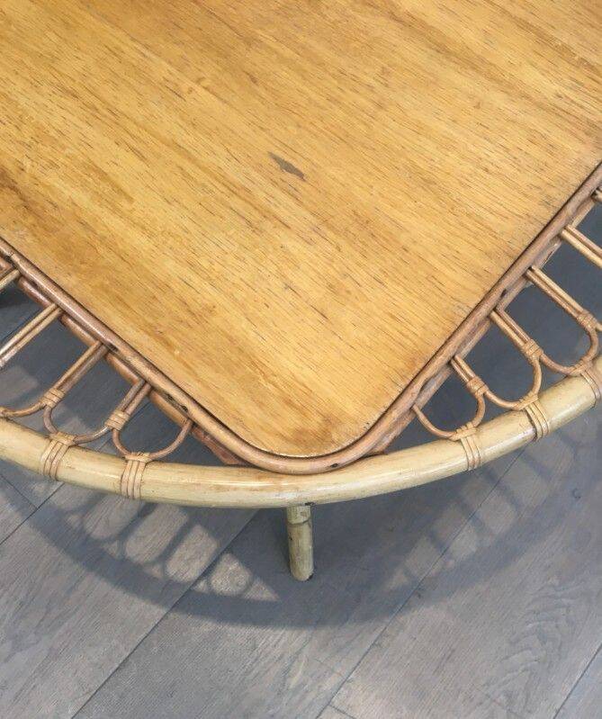 Rattan coffee table