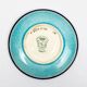 Cup and saucer "apple blossom" D188, Longwy enamels, 1930