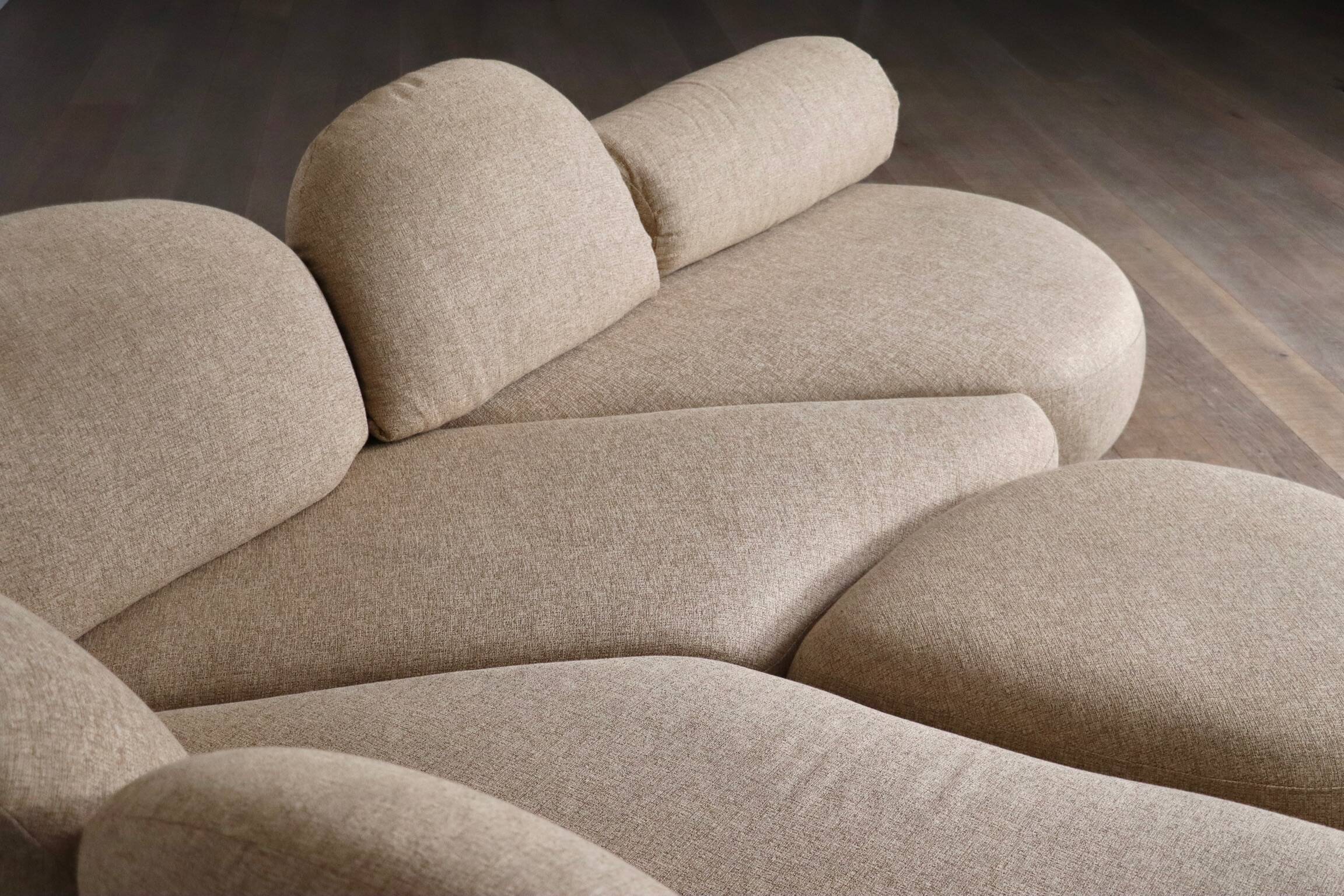 Sculptural Corner Sofa By Wiener Werkstätte, Austria 1970s