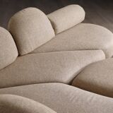 Sculptural Corner Sofa By Wiener Werkstätte, Austria 1970s