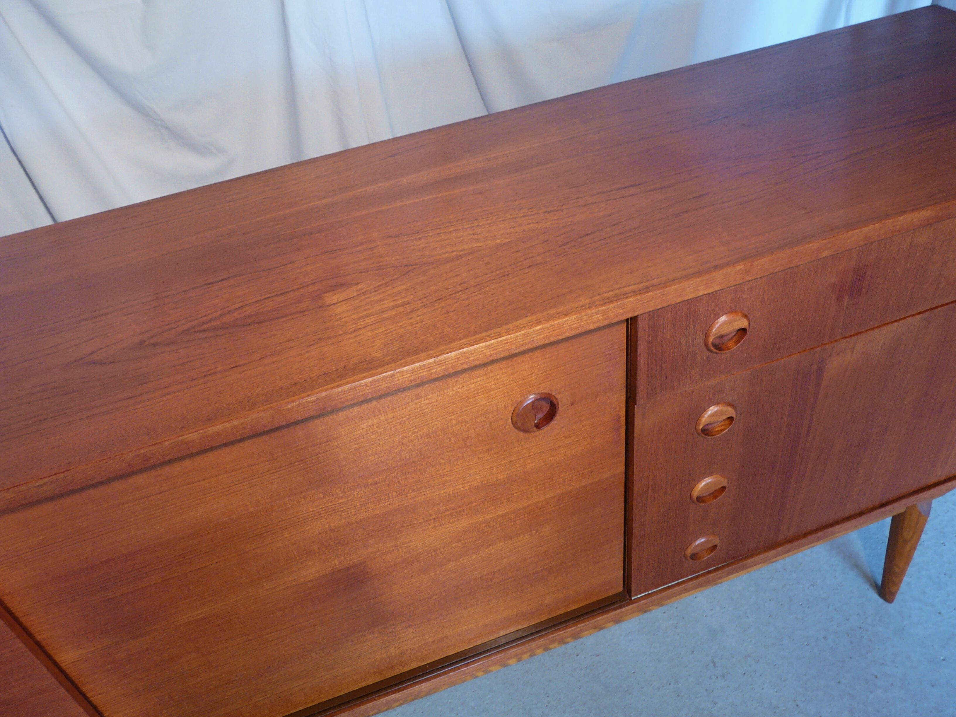 Scandinavian sideboard in teak 60s