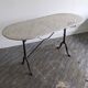 Table bistrot en marbre
