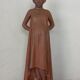 Vintage Terracotta Pregnant Woman Sculpture – Mid-Century Style Maternity Art Figurine