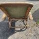Vintage wicker rattan lounge chair