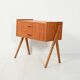 Scandinavian teak bedside table from the 1960s