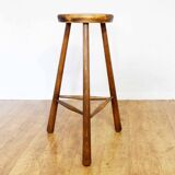 Solid wood bar stool
