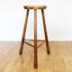 Solid wood bar stool