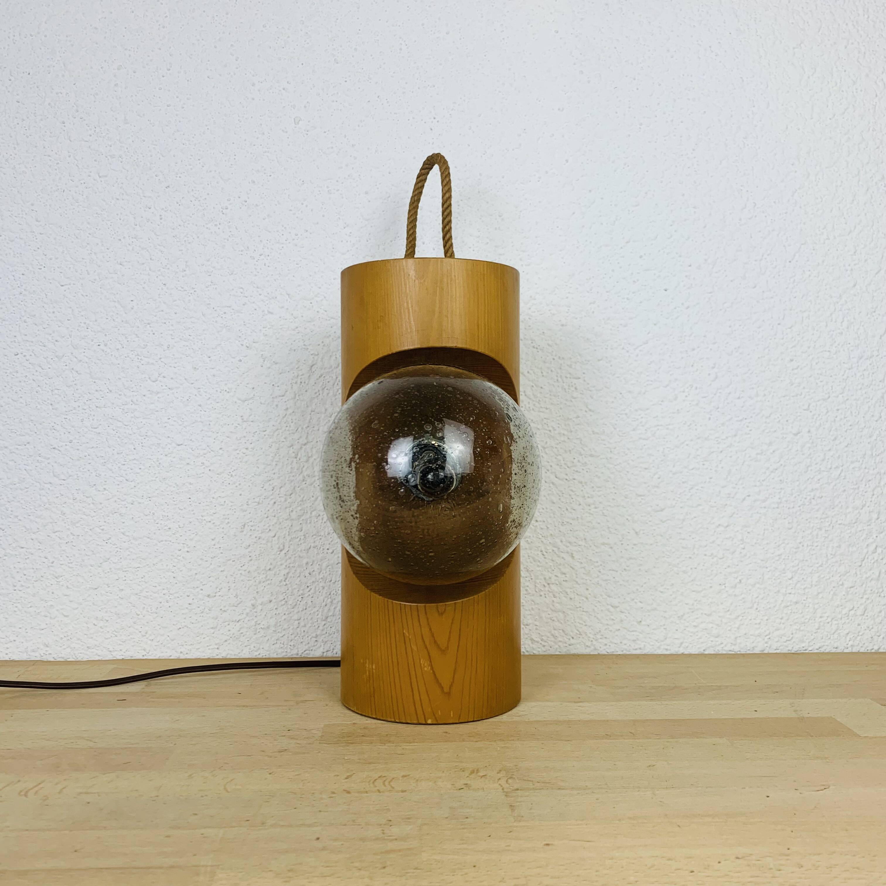 Brutalist lamp Temde Leuchten 70s