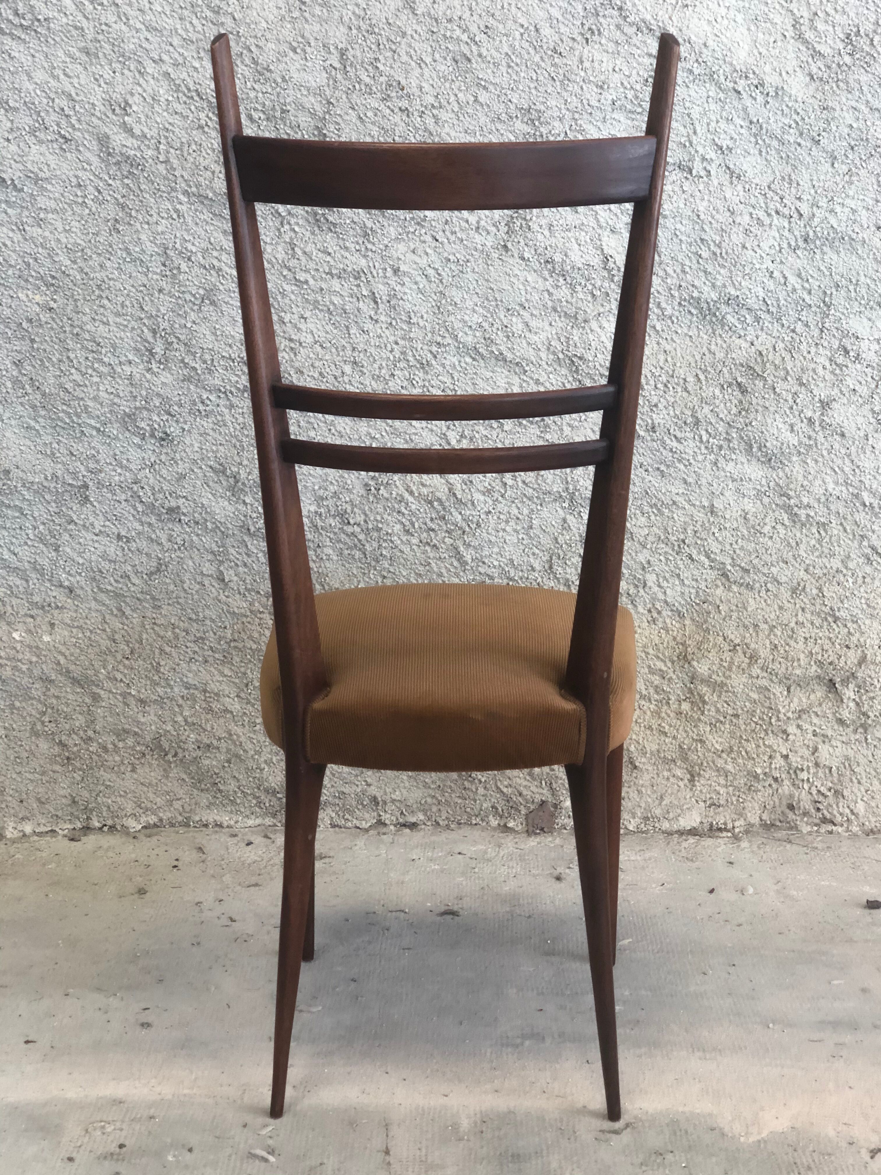 Chaise italienne des années 50