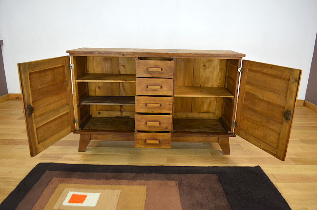 Sideboard oak René Gabriel 1950