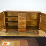 Sideboard oak René Gabriel 1950