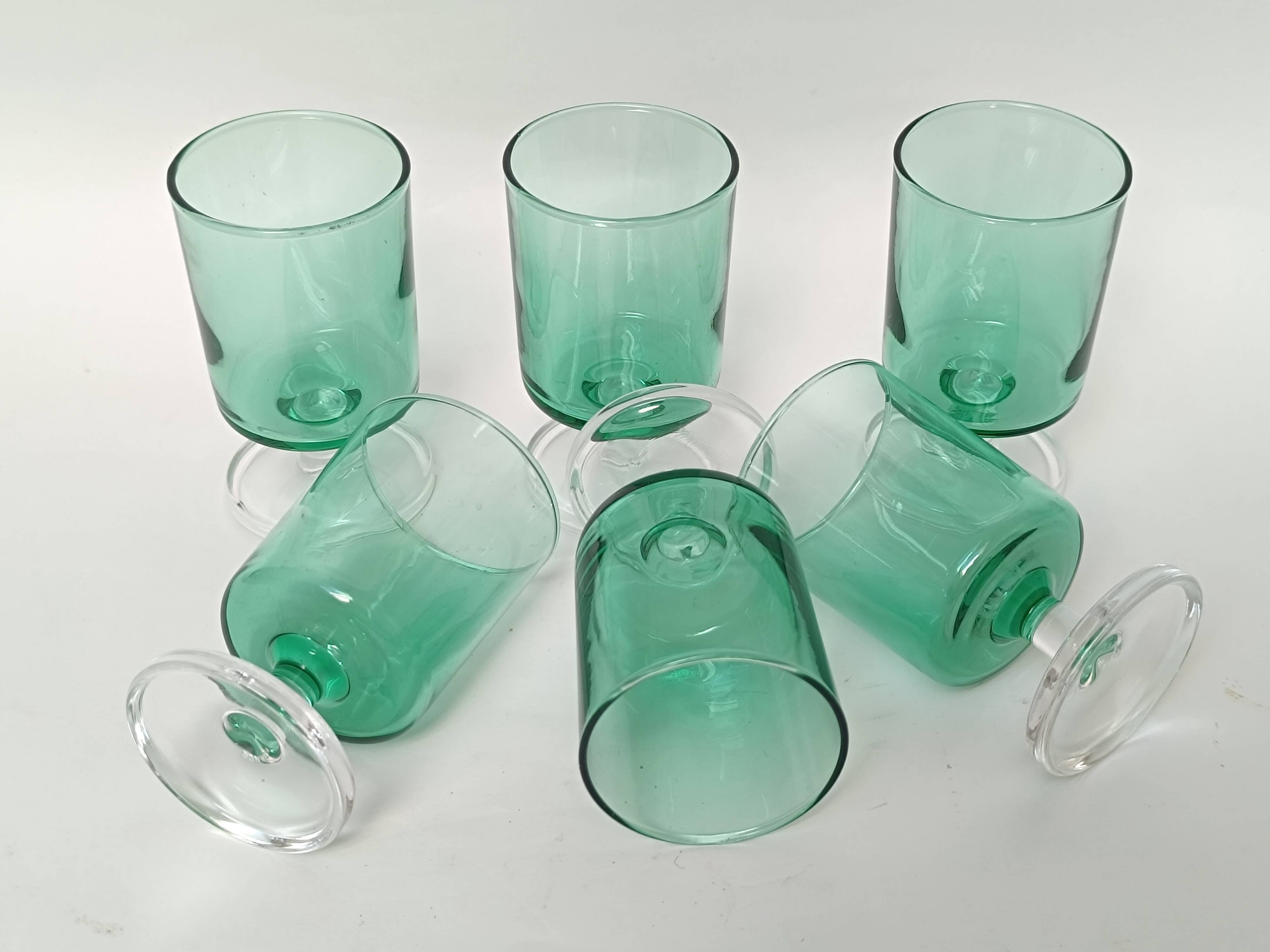 Luminarc white wine glasses