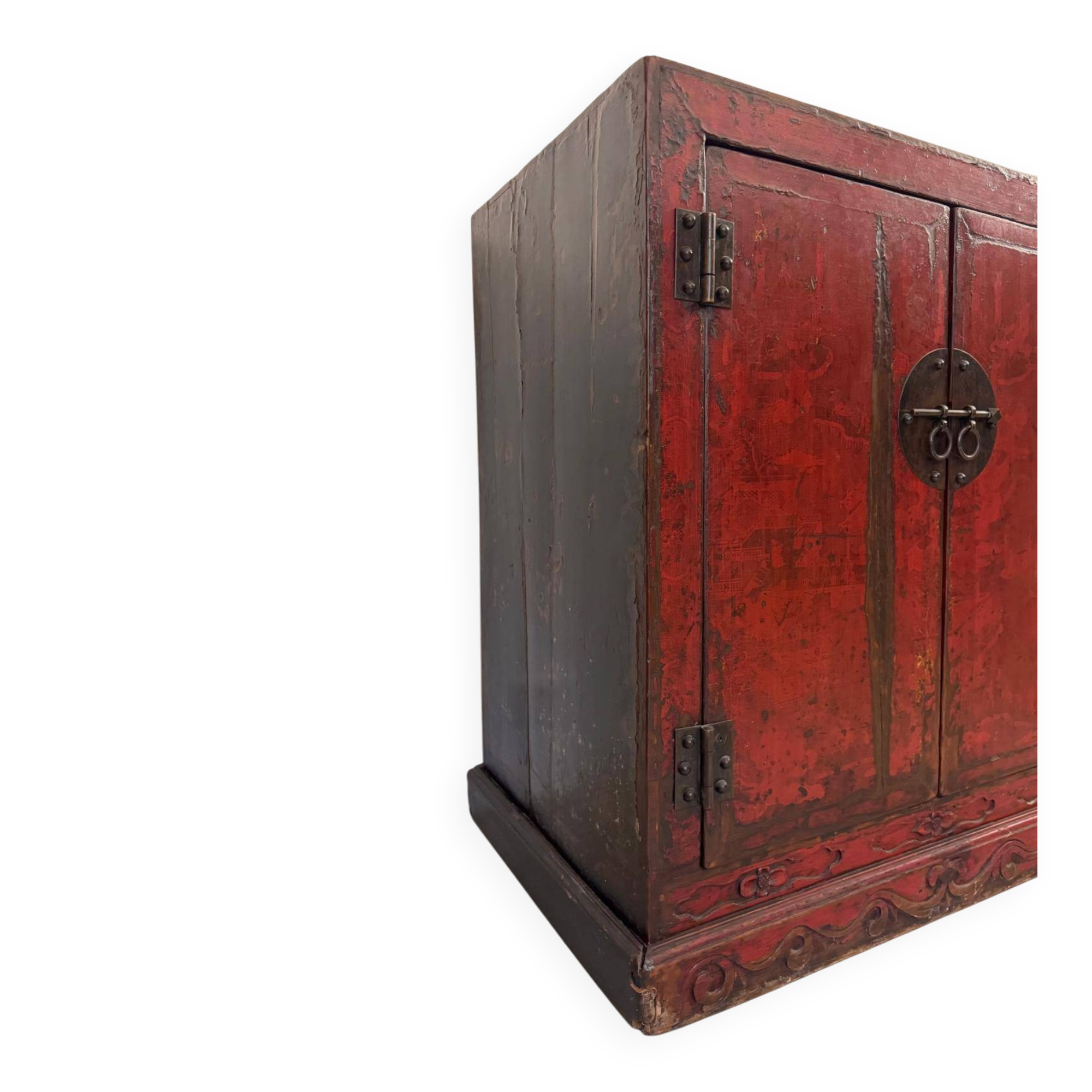 Red lacquered furniture from Shanxi Province (Northern China)