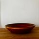 Set of 6 beautiful honey brown Luneville soup plates
