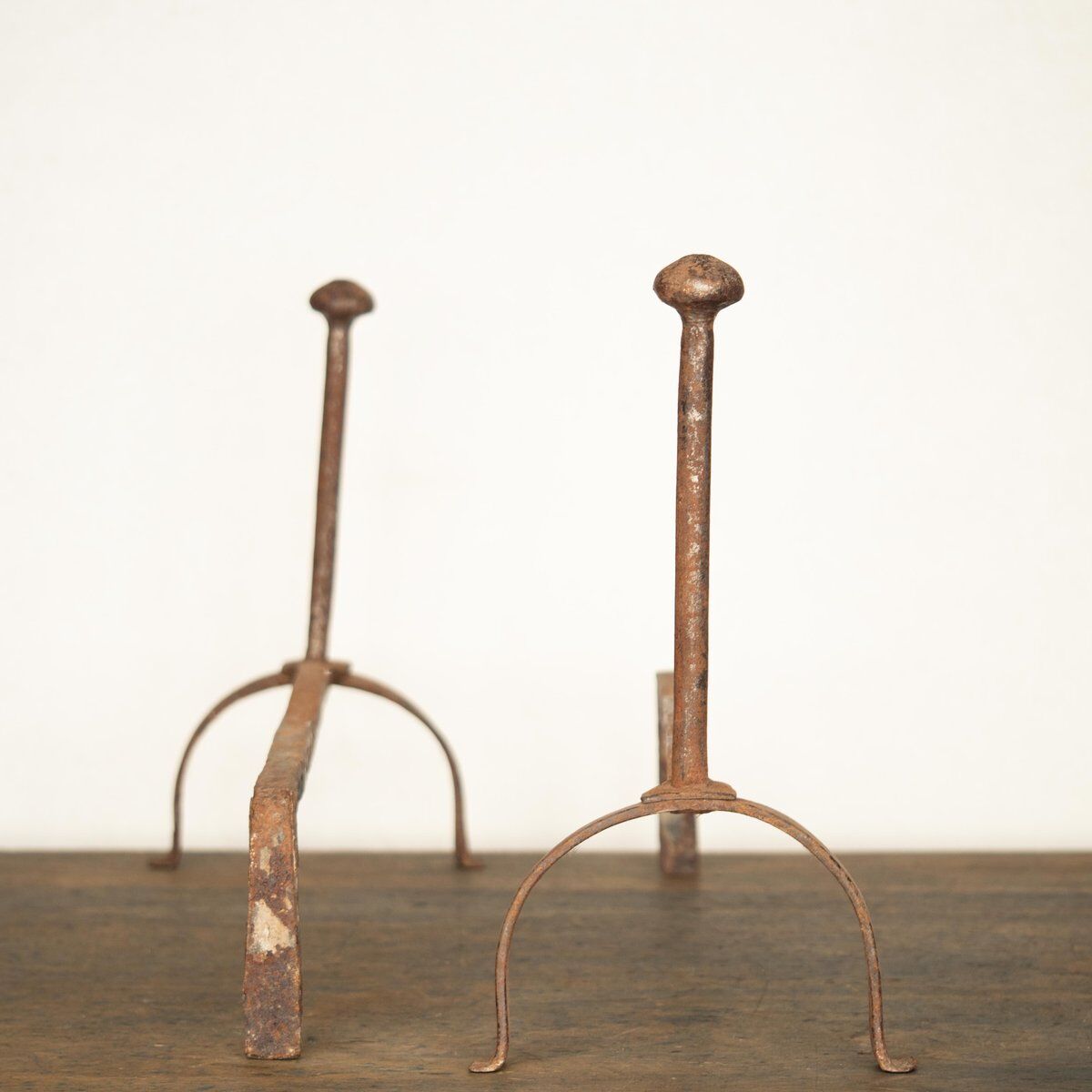 Brutalist armchairs, 1940s, set of 2