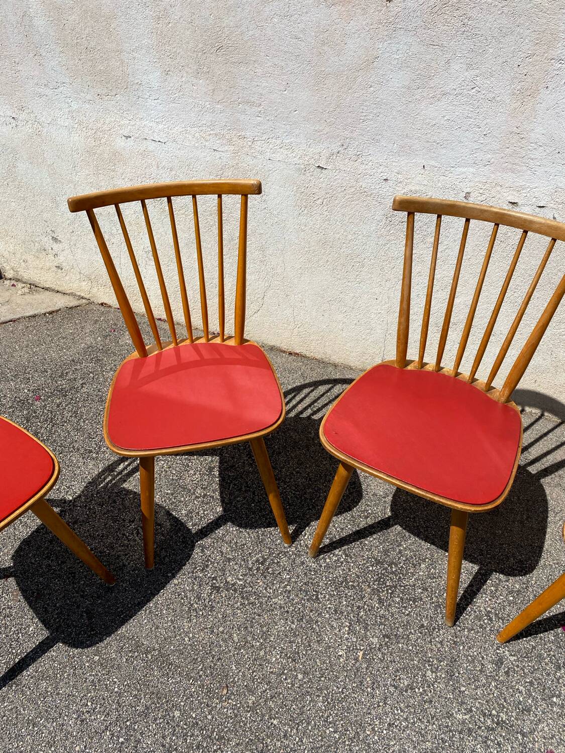 Set of 4 Baumann Sonate bistro chairs