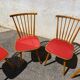 Set of 4 Baumann Sonate bistro chairs