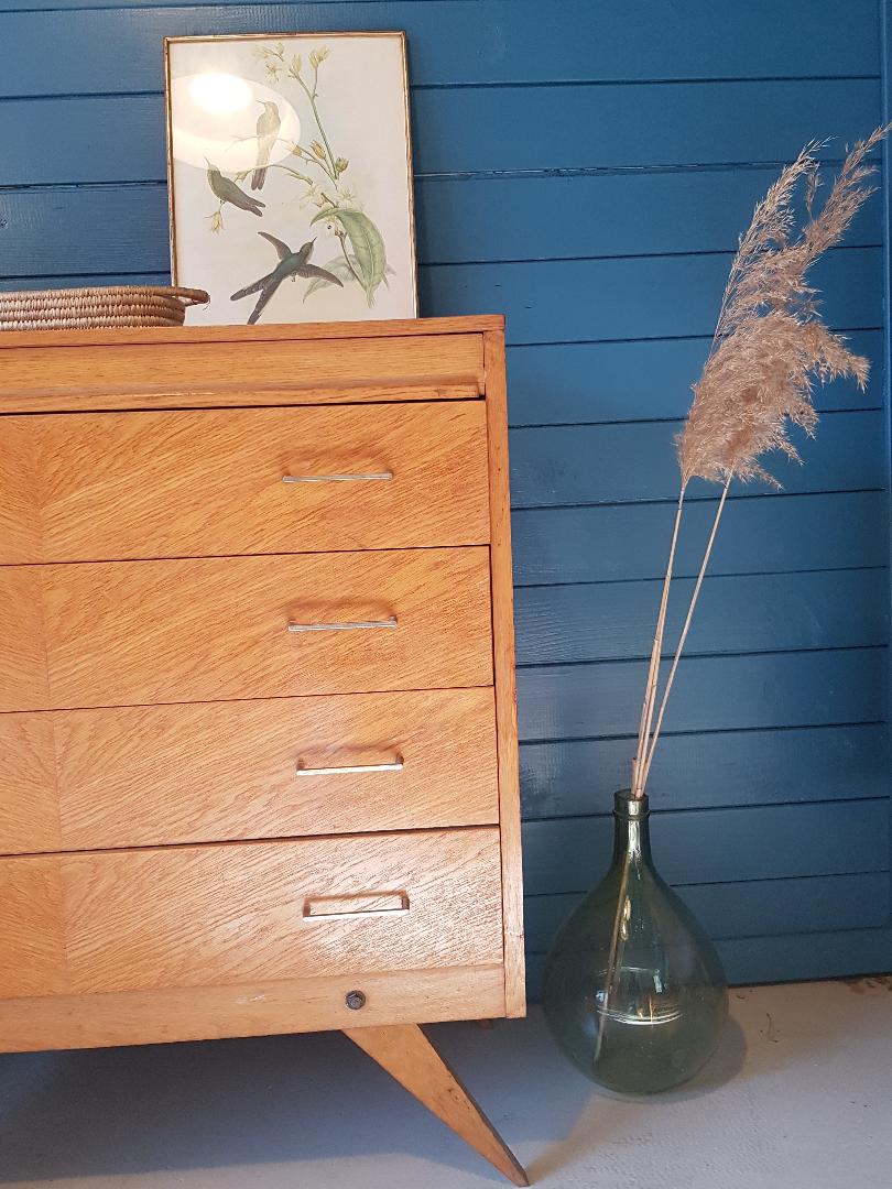 Commode 4 tiroirs années 60
