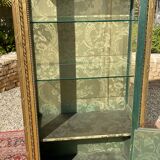 Showcase in gilded wood Louis XVI style