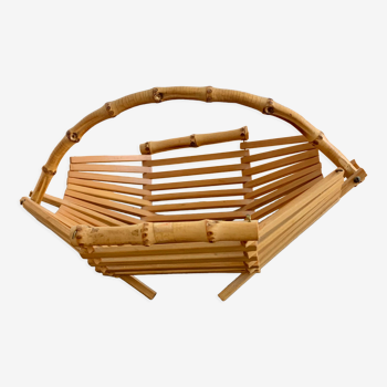 Bamboo basket 70s