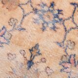 5x8 Rug For Farmhouse Room Blue Orange Vintage Rug, 162x262Cm SK 5165