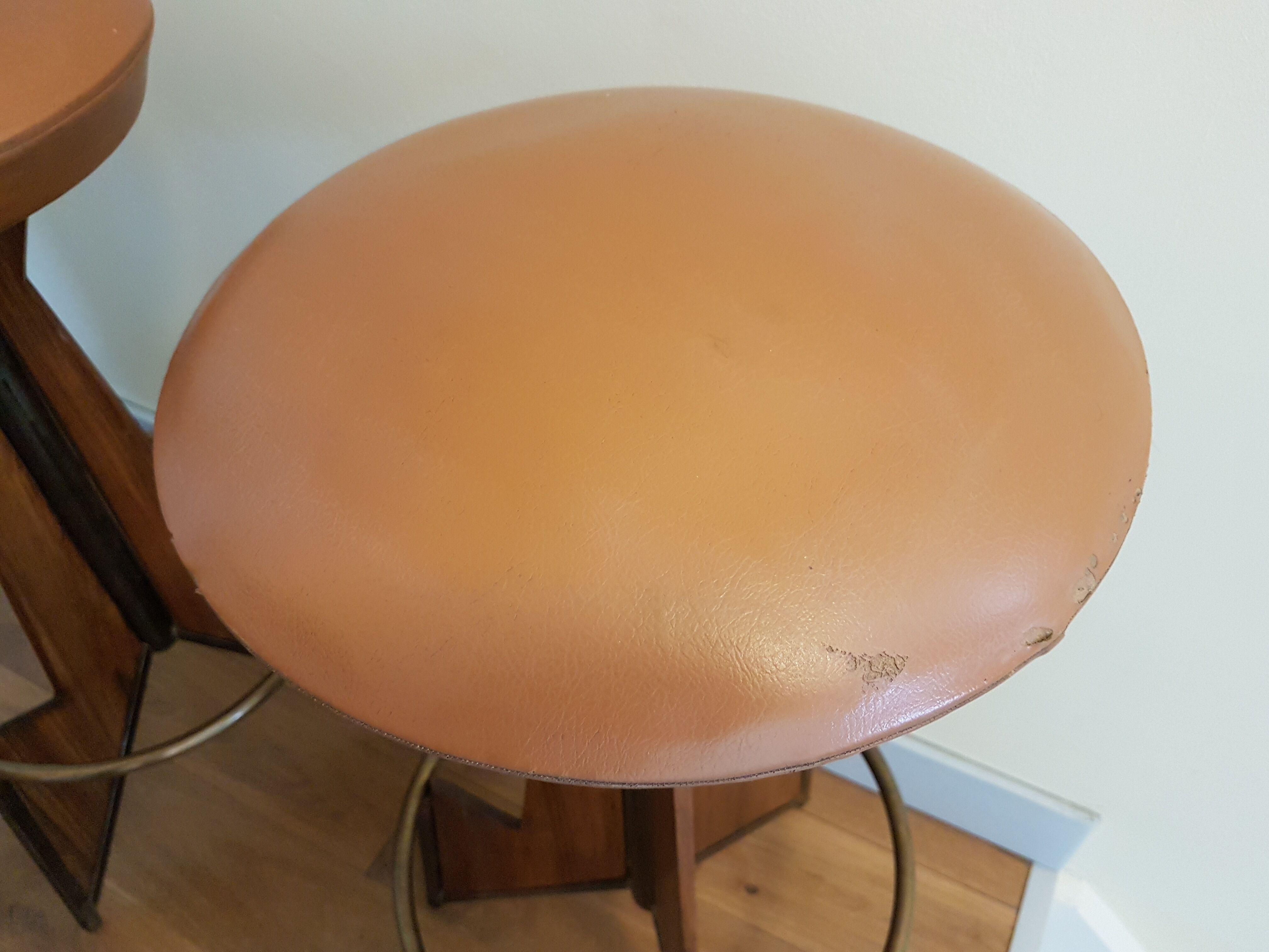 Pair of bar stools 70s