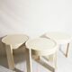 Set of 3 trundle tables 70s