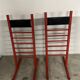 Set of 2 modular stools Errebi Italy from 1980 vintage