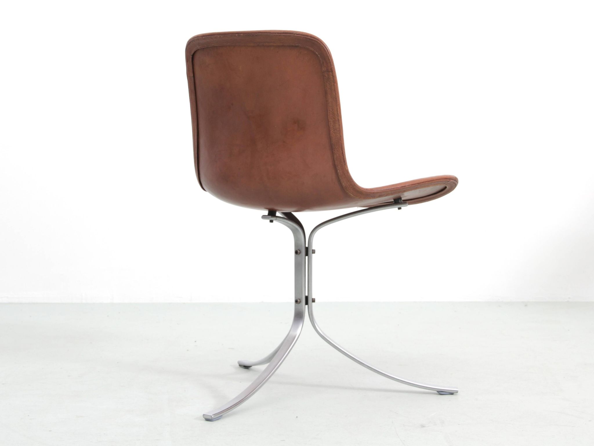 Set of 4 Scandinavian chairs model PK9 original edition K. Christiansen