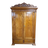 Armoire en chêne sculpté Louis Philippe