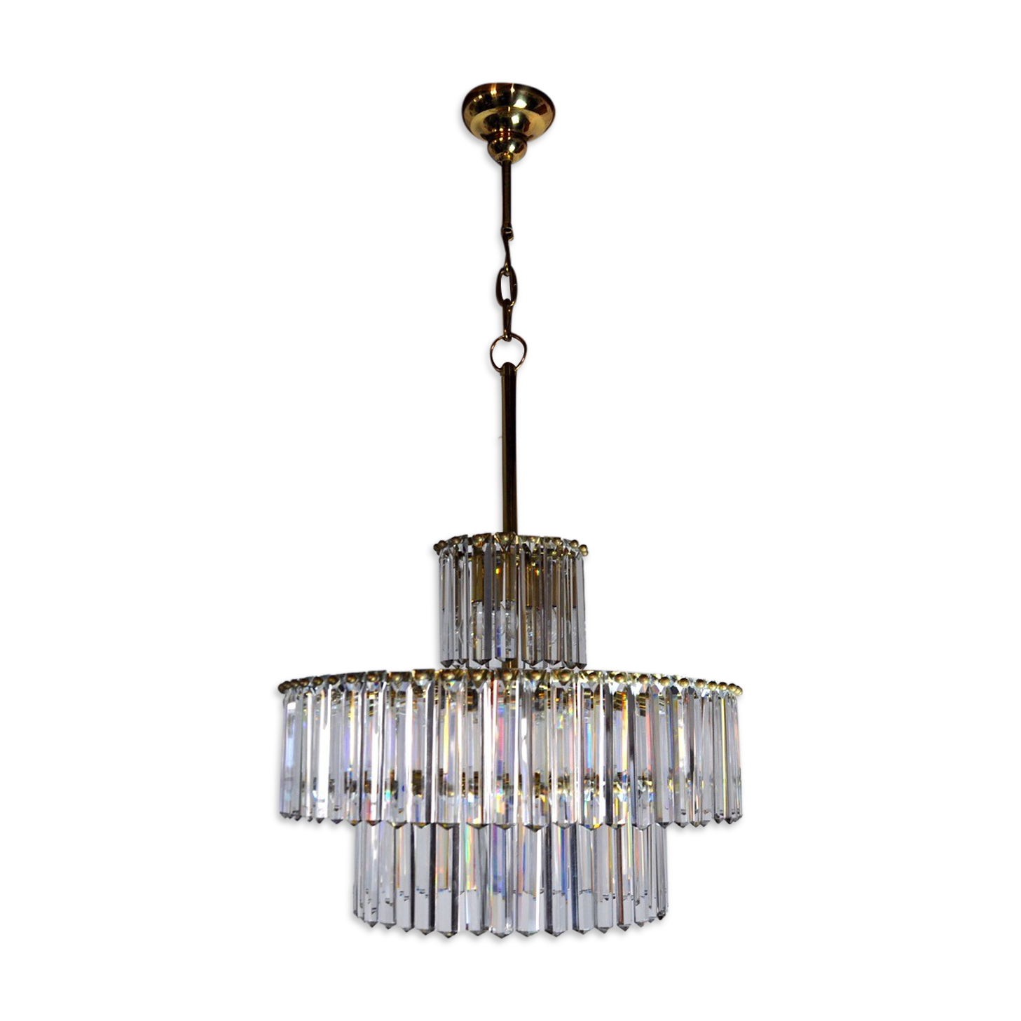 Kinkeldey chandelier, 3 levels, Germany, 1970