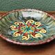 Quimper earthenware dish, HB, signed René Quillivic