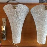 set of 70 pearl plexiglass wall lights