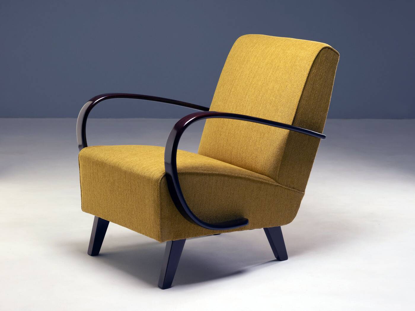 Pair of Armchairs H-227, Jindřich Halabala, 1930s