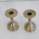 Pair of Danish brass candle holders 1970