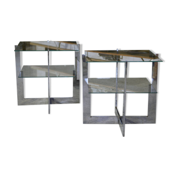 Pair of 1950s design coffee tables