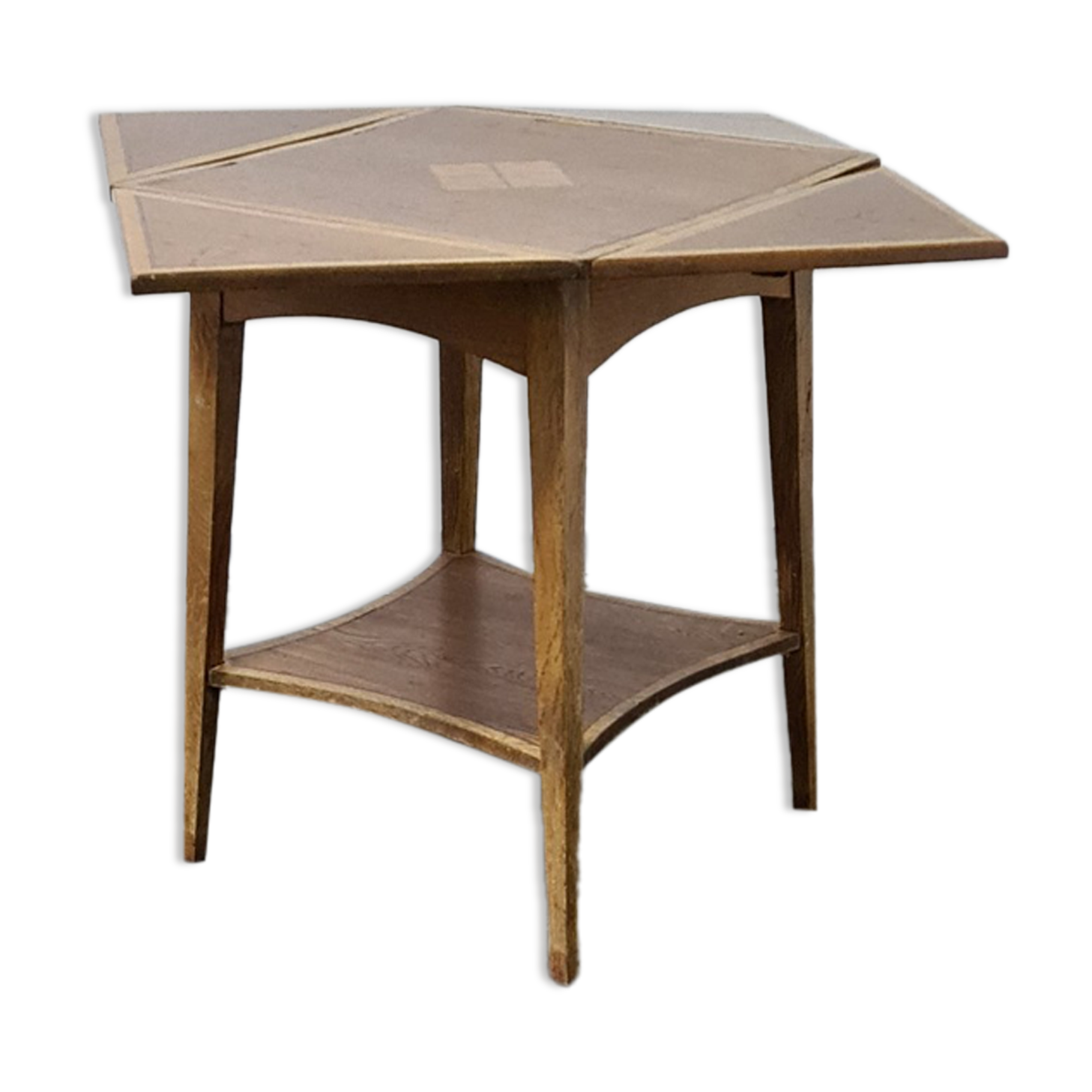 Vintage oak folding table