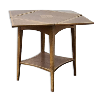 Vintage oak folding table