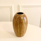 stoneware vase, signed, 1970 - 21 X 15 cm