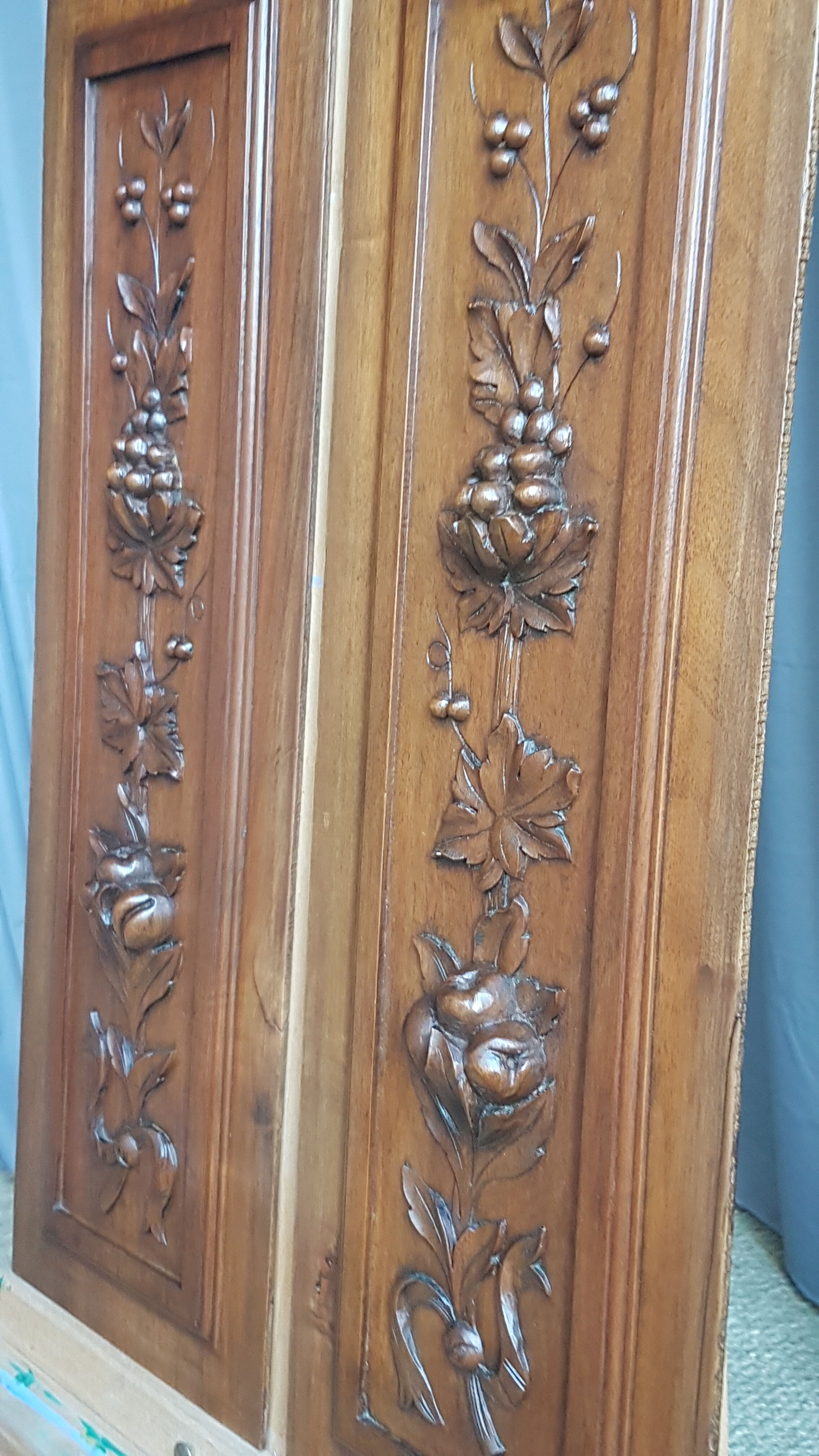 Pair of decorative panels former 19th century