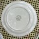 Plates and dish, fish service with cobalt blue decoration.